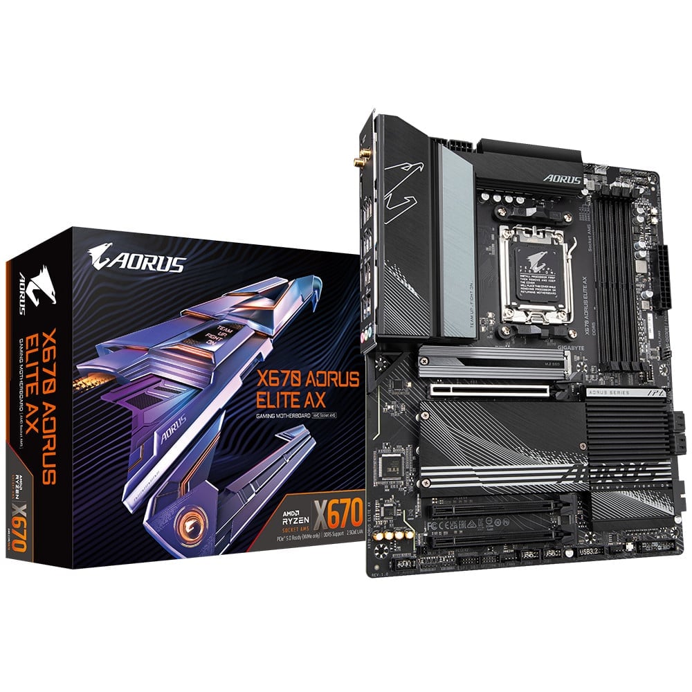 Bo mạch chủ GIGABYTE X670 AORUS ELITE AX (DDR5)