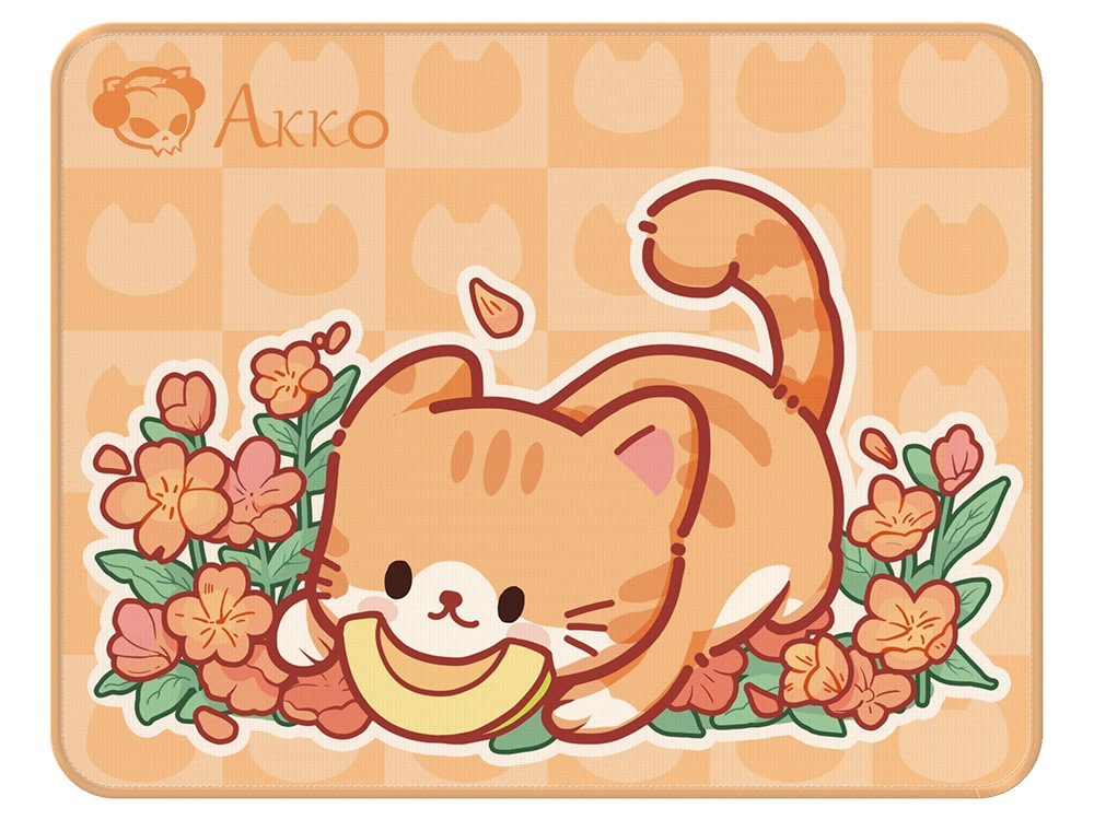 Lót Chuột Akko Cat Theme - Orange Kate