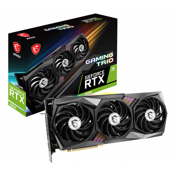  Card màn hình MSI GeForce RTX 3060 Gaming Trio 12G (LHR) 