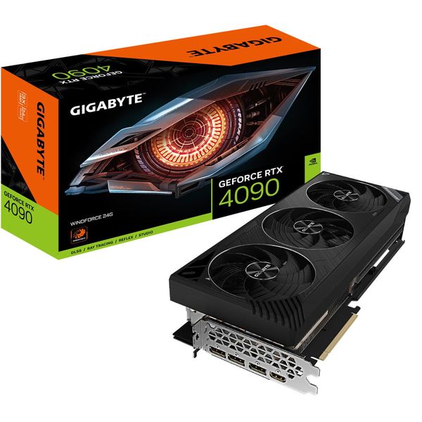 Card màn hình GIGABYTE GeForce RTX 4090 WINDFORCE 24G (GV-N4090WF3-24GD)