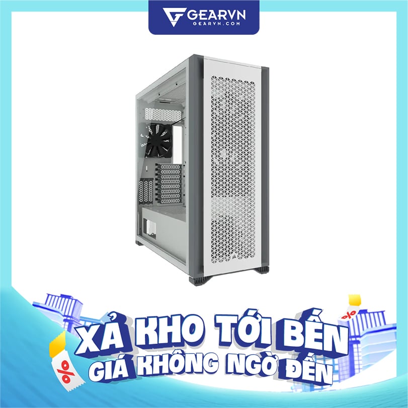 Vỏ máy tính Corsair 7000D Airflow TG White (CC-9011219-WW)