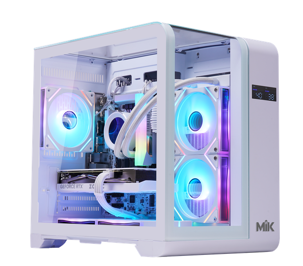 Vỏ máy tính MIK BARBATOS M WHITE
