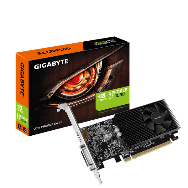 Card màn hình GIGABYTE GeForce GT 1030 Low Profile D4 2G (GV-N1030D4-2GL)