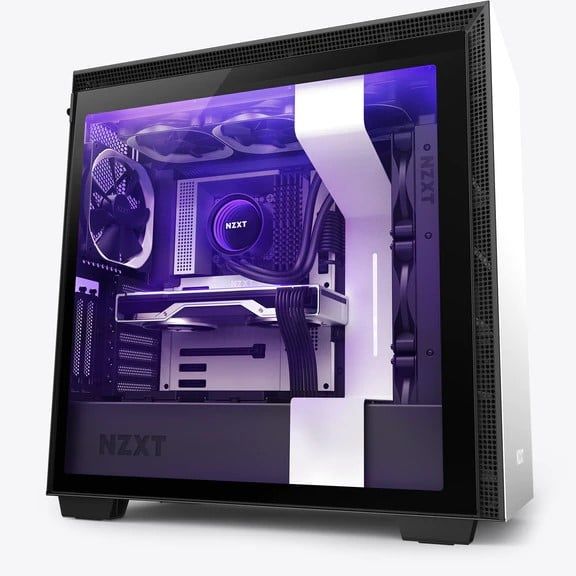  Vỏ máy tính NZXT H710i Smart ATX White (Mid - Tower) 