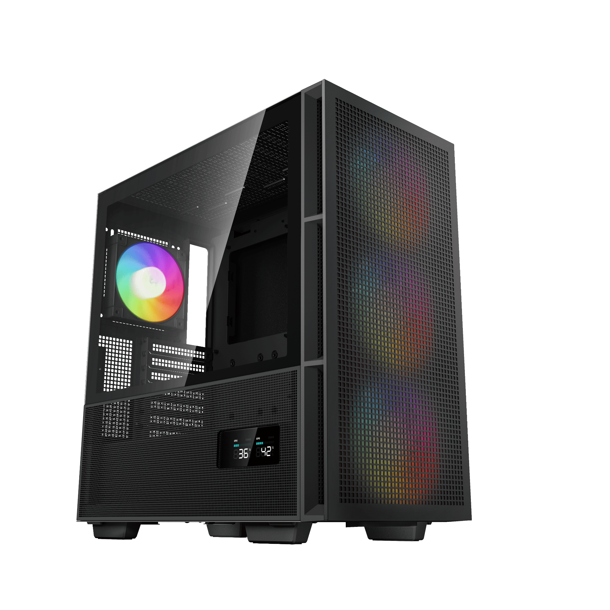 Vỏ máy tính Deepcool CH560 DIGITAL Black 4F