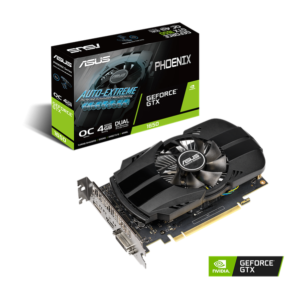  Card màn hình ASUS Phoenix GeForce GTX 1650 OC 4GB GDDR5 (PH-GTX1650-O4G) 