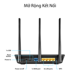  ASUS RT AC67U (2PK) Chuẩn AC1900 AiMesh 360 WIFI Mesh, 2 băng tần, chipset Broadcom, AiProtection, USB 3.0 