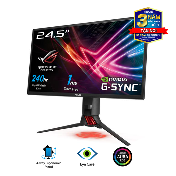  Màn hình ASUS ROG Strix XG258Q 25" TN 240Hz 1ms chuyên game 