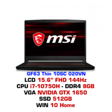  Laptop Gaming MSI GF63 Thin 10SC 020VN 