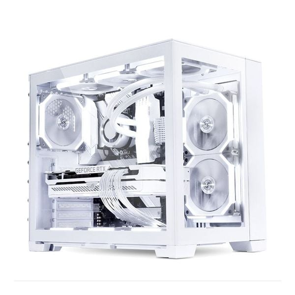 Vỏ máy tính Lian Li PC-O11 Dynamic Mini Snow White