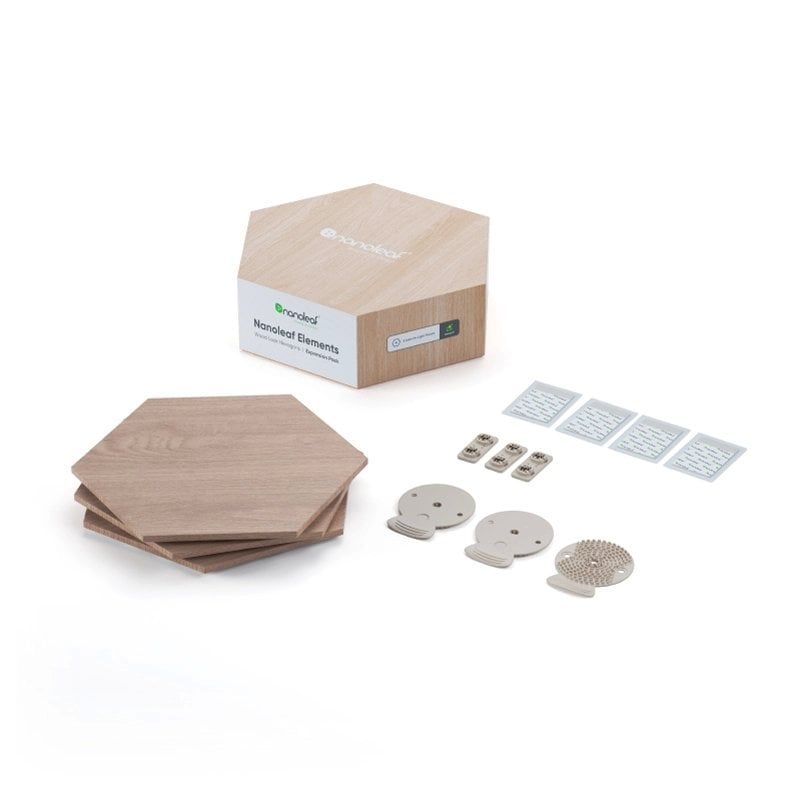 Đèn Thông Minh Nanoleaf Elements Lục Giác 3 Miếng (Bộ Mở Rộng)