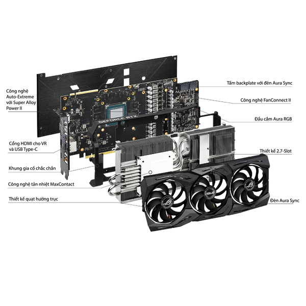  Card màn hình ROG Strix GeForce® RTX 2080 SUPER 8GB GAMING GDDR6 