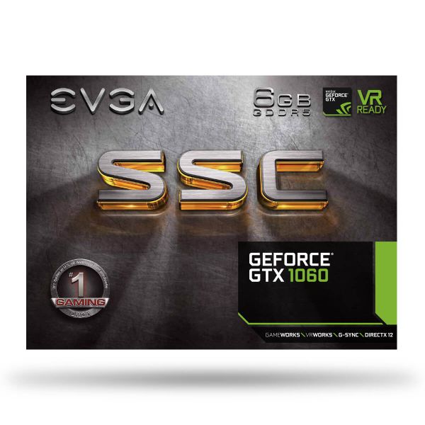  Card màn hình VGA EVGA GeForce GTX 1060 SSC GAMING X 6G 