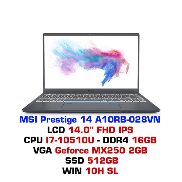  Laptop MSI Prestige 14 A10RB 028VN 