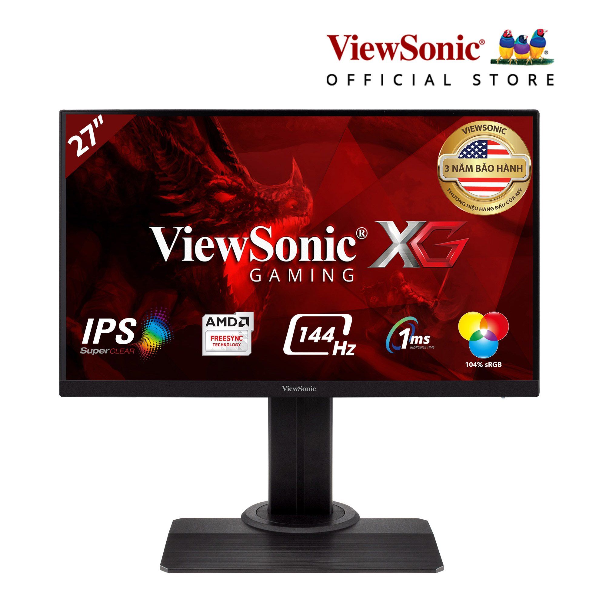 美品　ViewSnic XG2705 27インチ　144Hzゲーミングモニター ViewSonic XG2705-2 27