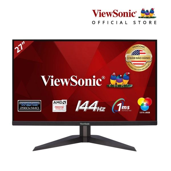  Màn hình ViewSonic VX2758-2KP 27" IPS 2K 144Hz chuyên game 