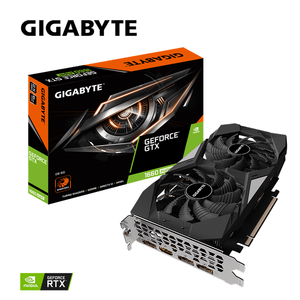 Card màn hình GIGABYTE GeForce GTX 1660 Super D6 6G (GV-N166SD6-6GD)