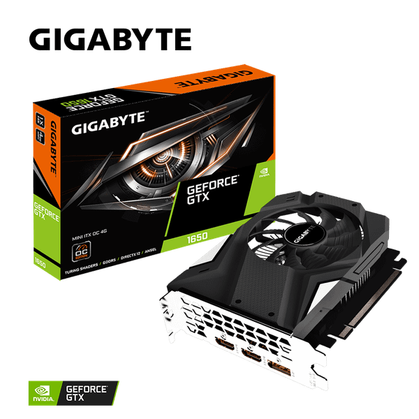  Card màn hình GIGABYTE GeForce GTX 1650 Mini ITX OC 4G (GV-N1650IXOC-4GD) 