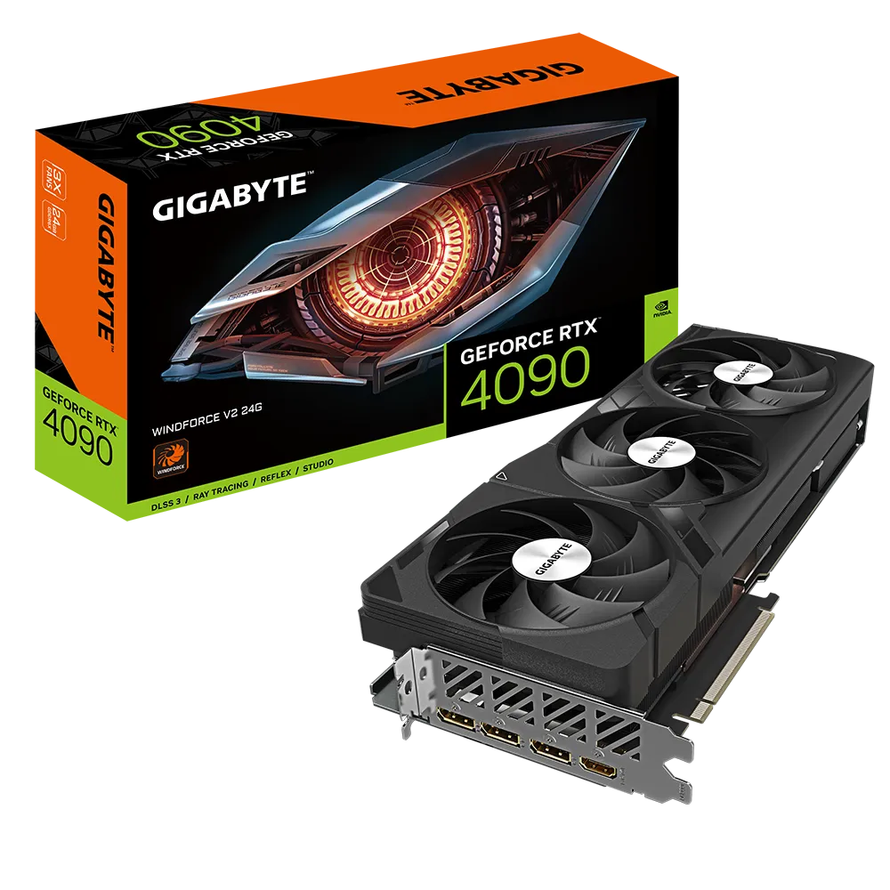 Card Màn Hình Gigabyte Geforce Rtx 4090 Windforce V2 24G (Gv - N4090Wf3V2 - 24Gd)