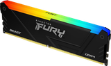  RAM Kingston Fury Beast 1x8GB 3600 DDR4 RGB (KF436C17BB2A/8) 
