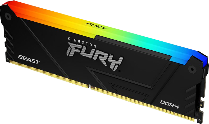 Ram Kingston Fury Beast 1X8Gb 3600 Ddr4 Rgb (Kf436C17Bb2A/8)