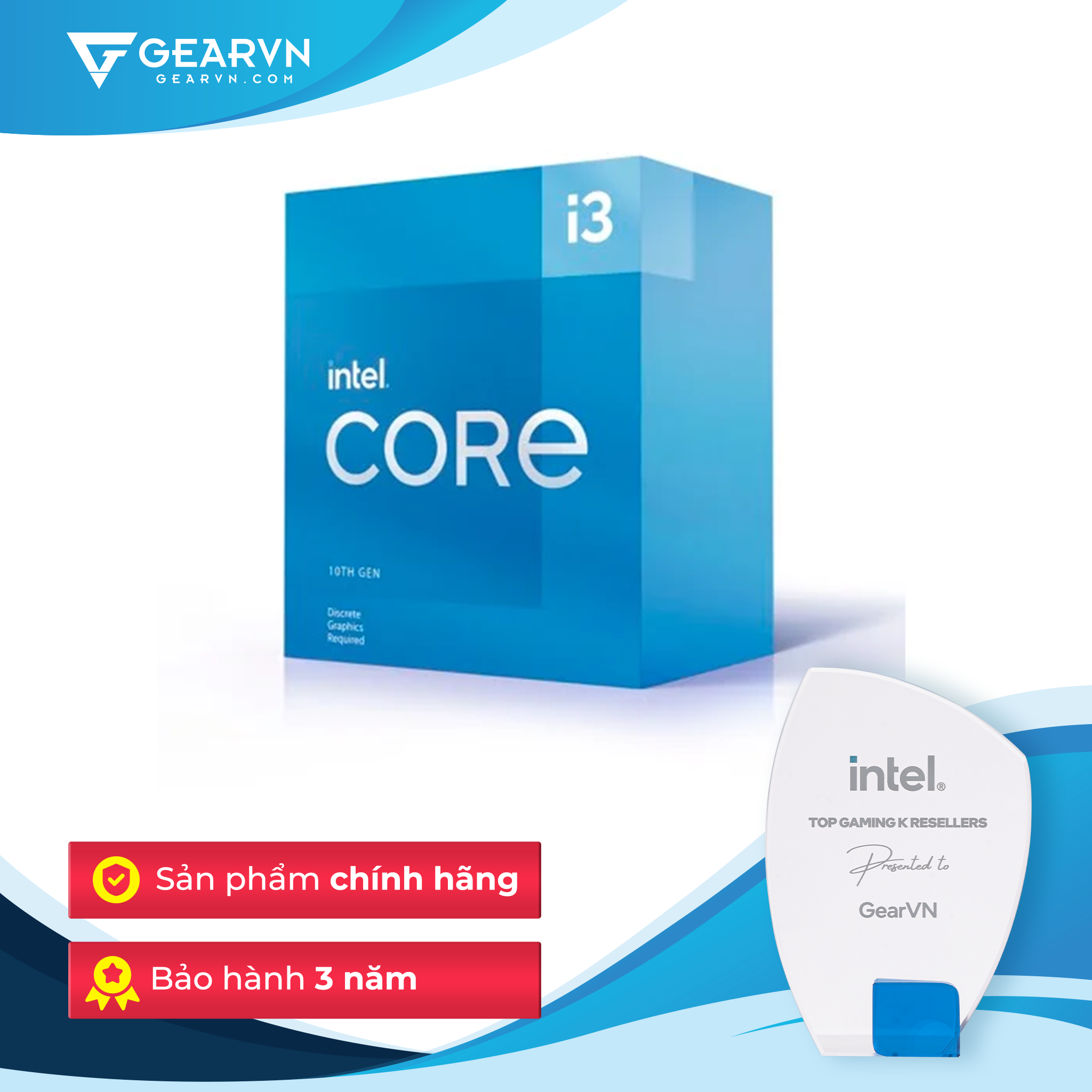 CPU Intel Core i3 10105F mới nhất, giá rẻ bất ngờ – GEARVN.COM