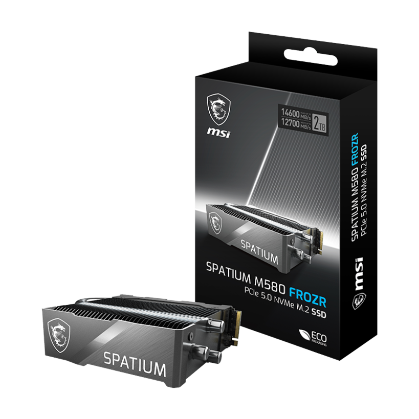 Ổ cứng SSD MSI SPATIUM M580 PCIe 5.0 NVMe M.2 FROZR 4TB
