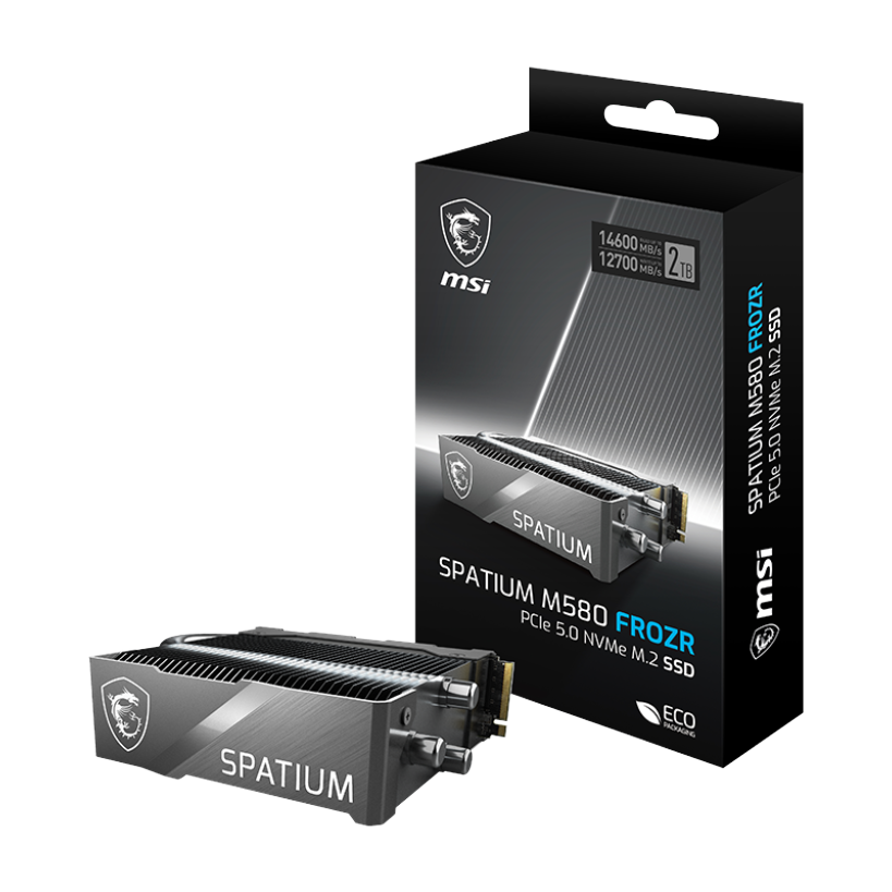 Ổ Cứng Ssd Msi Spatium M580 Pcie 5.0 Nvme M.2 Frozr 4Tb