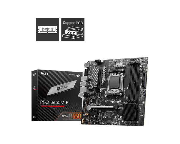 Bo mạch chủ MSI PRO B650M-P (DDR5)