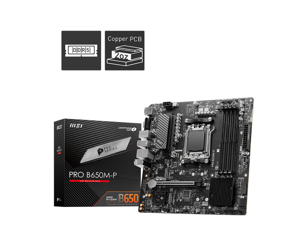 Bo Mạch Chủ Msi Pro B650M - P (Ddr5)