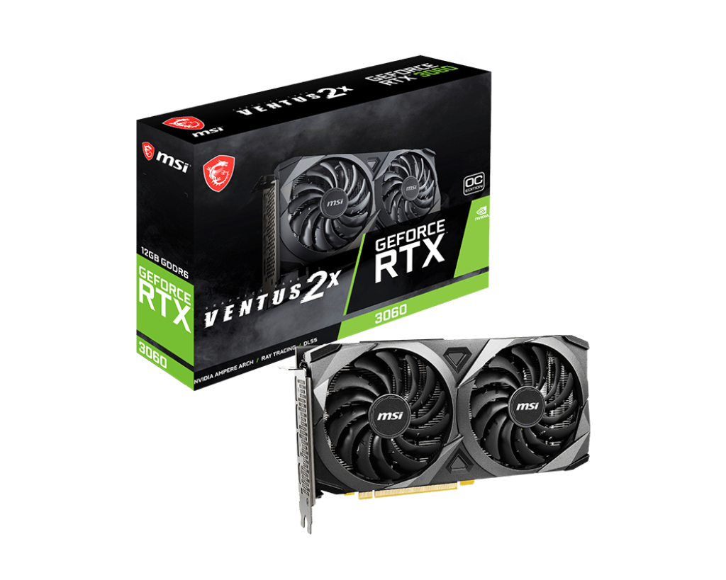 Card màn hình MSI GeForce RTX 3060 Ventus 2X OC 12G