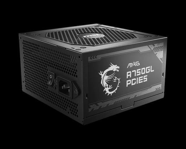 Nguồn máy tính MSI MAG A750GL PCIE5 - 80 Plus Gold (750W)