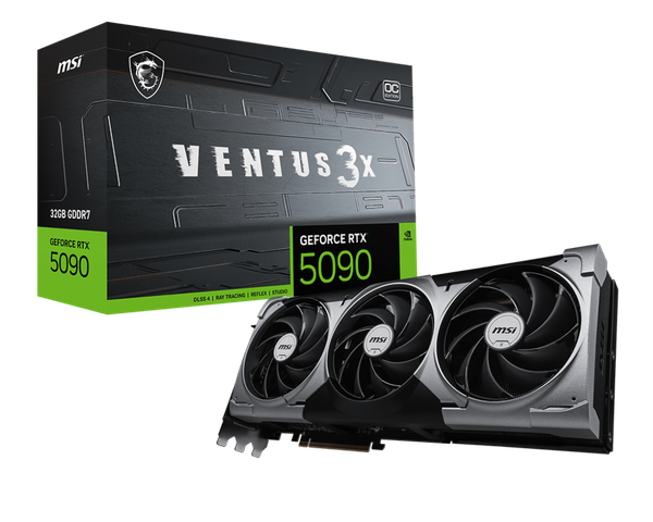 Card màn hình MSI GeForce RTX 5090 32G VENTUS 3X OC