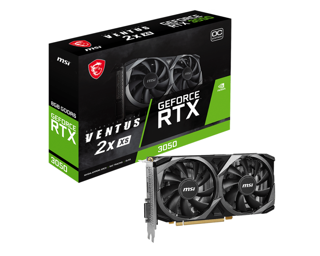 Card màn hình MSI GeForce RTX 3050 VENTUS 2X XS 8G OC