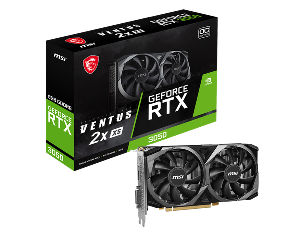 Card màn hình MSI GeForce RTX 3050 VENTUS 2X XS 8G OC