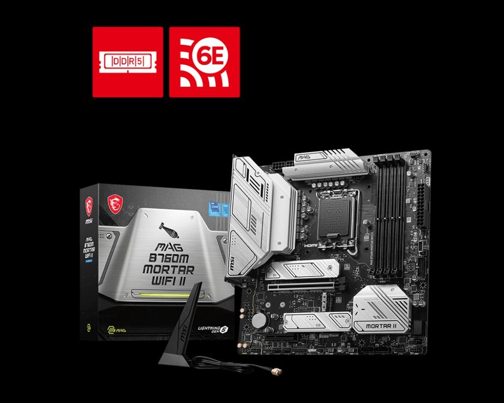 Bo Mạch Chủ Msi Mag B760M Mortar Ii Wifi Ddr5