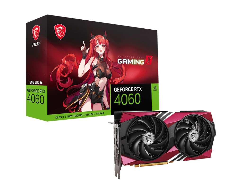 Card Màn Hình Msi Geforce Rtx 4060 Gaming X 8G Mlg