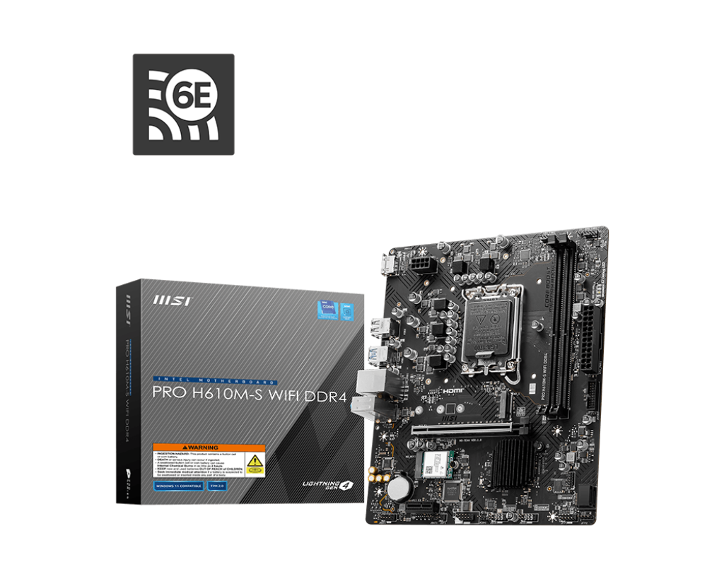Bo Mạch Chủ Msi Pro H610M - S Wifi Ddr4
