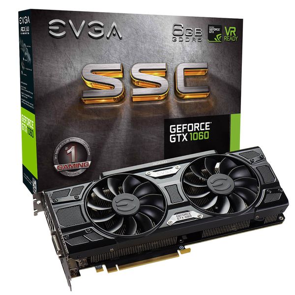  Card màn hình VGA EVGA GeForce GTX 1060 SSC GAMING X 6G 