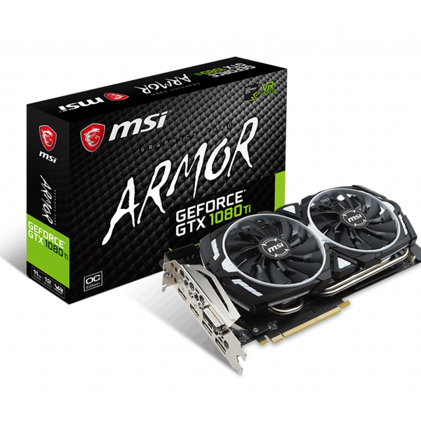  Card màn hình VGA MSI GTX Geforce 1080 TI ARMOR OC X 11G 