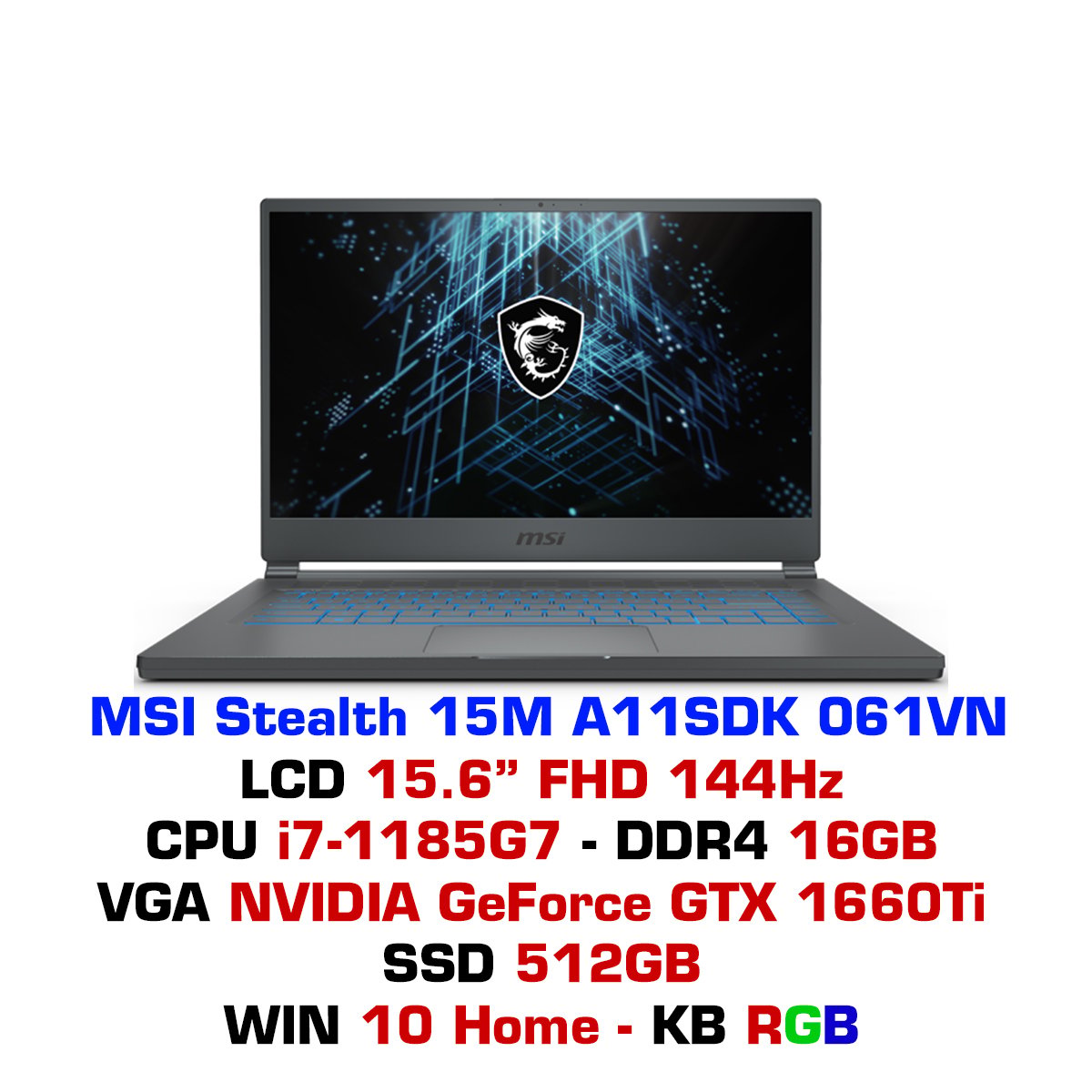 Cover Posteriore Superiore Bianca Per Display MSI Stealth 15M (A11SDK, A11SEK, MS-1562) - Ricambio LCD