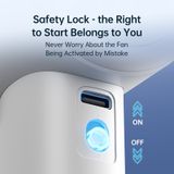  Quạt du lịch cầm tay đa năng Jisulife PRO1 FA53 White 3600mah 