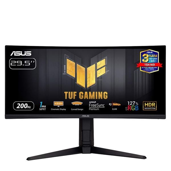  Màn hình cong ASUS TUF GAMING VG30VQL1A 30" 200Hz 1ms HDR 