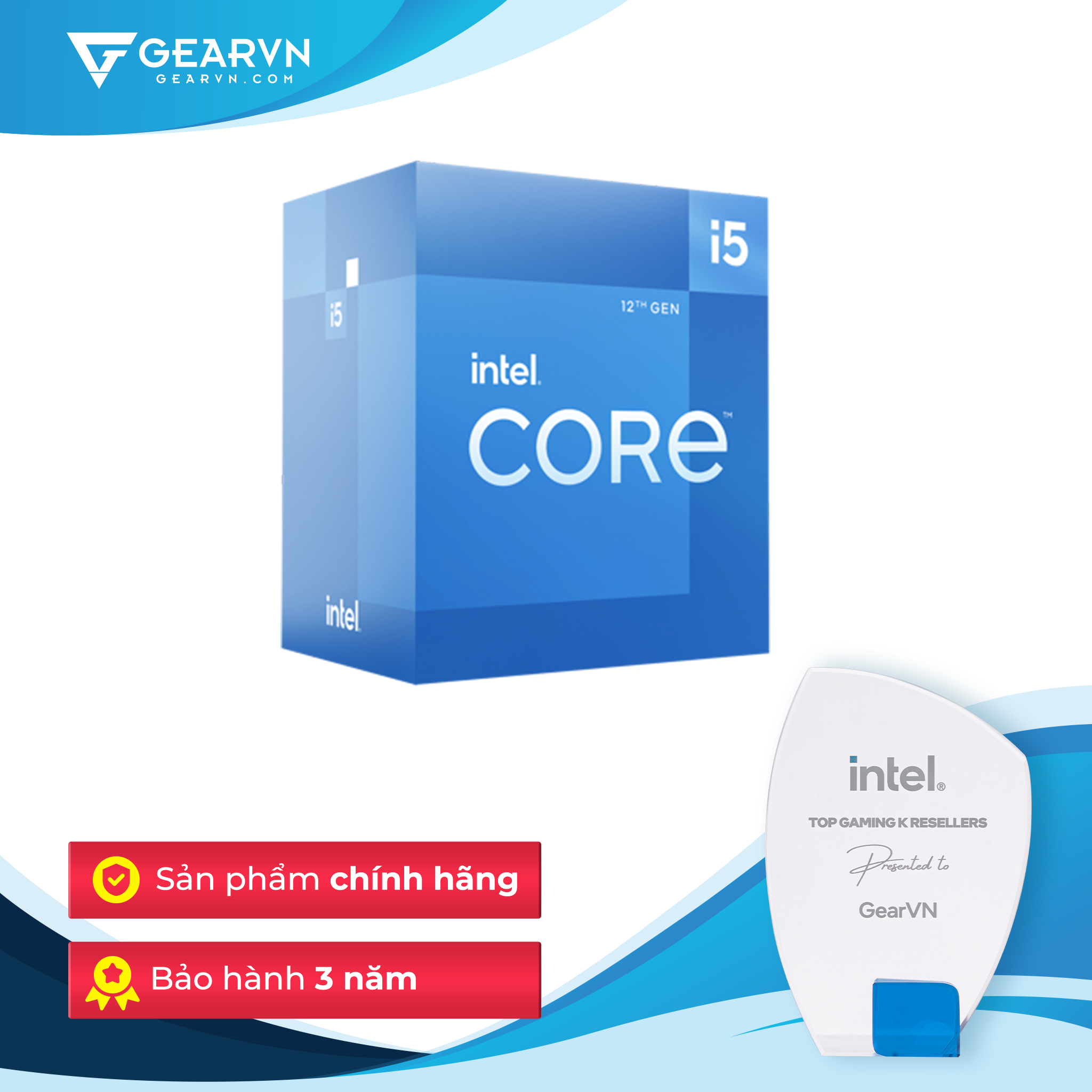 Bộ vi xử lý Intel Core i5 12400 / 2.5GHz Turbo 4.4GHz / 6 Nhân 12 Luồng / 18MB / LGA 1700