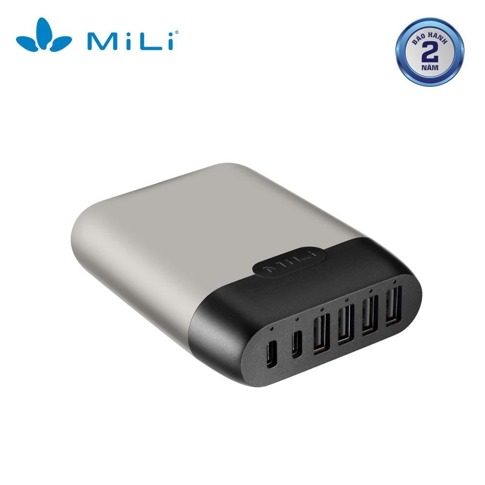 Pk Sạc Mili 6 Cổng 30W Station Ii - Hc - H60