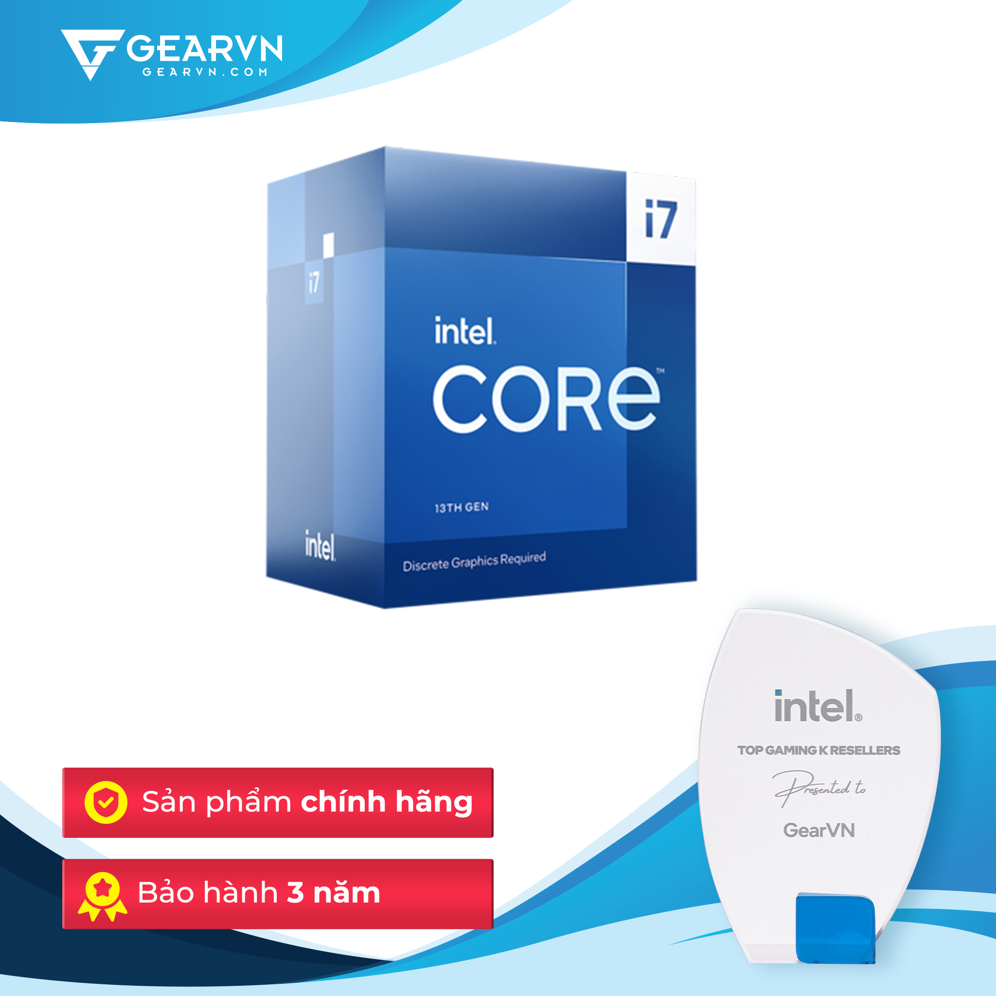 Bộ vi xử lý Intel Core i7 13700 / 2.1GHz Turbo 5.2GHz / 16 Nhân 24 Luồng / 30MB / LGA 1700