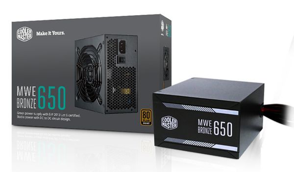  Nguồn Cooler Master MWE650 80 Plus Gold 