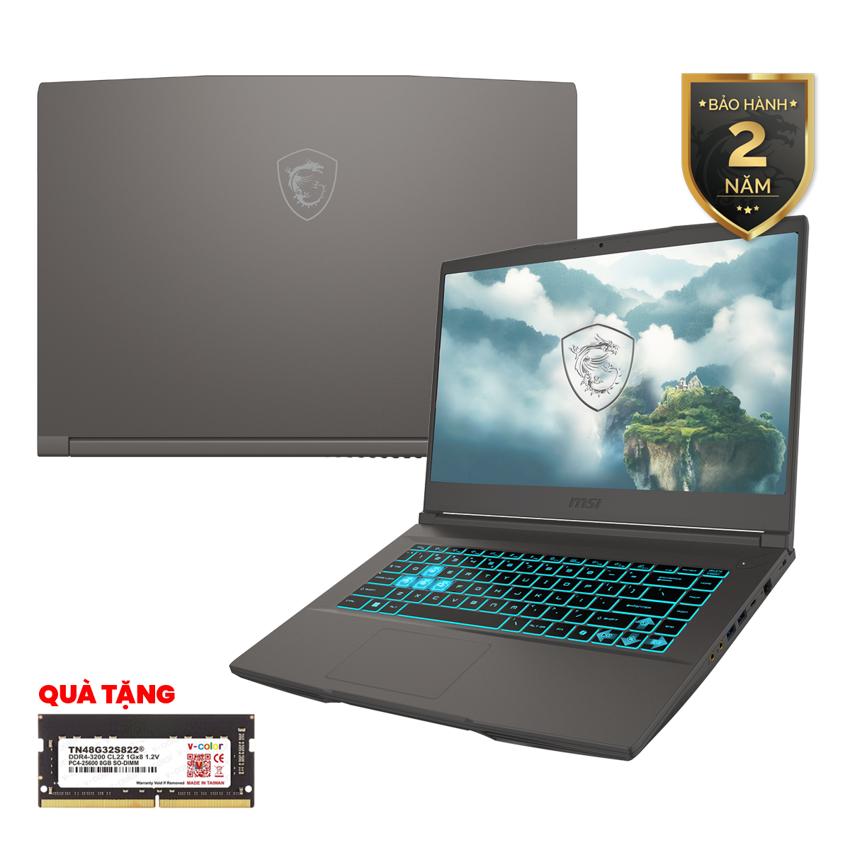 Laptop gaming MSI Thin 15 B12UCX 1419VN