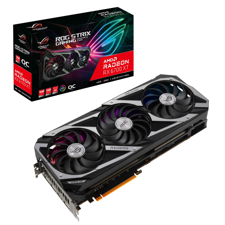 Card Màn Hình Asus Rog Strix Radeon RX 6700 XT Gaming OC Edition 12GB (Rog-STRIX-RX6700XT-O12G-GAMING)