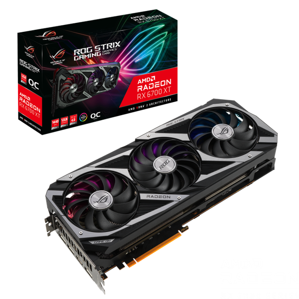  Card Màn Hình Asus Rog Strix Radeon RX 6700 XT Gaming OC Edition 12GB (Rog-STRIX-RX6700XT-O12G-GAMING) 